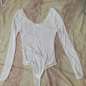 Never Worn YaYa&Co Mesh Long Sleeve Body Suit